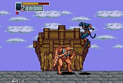 Golden Axe boss fight screenshot