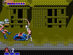 Golden Axe characters in a heroic pose