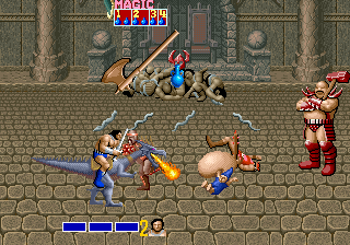 Golden Axe game screenshot from Sega Genesis